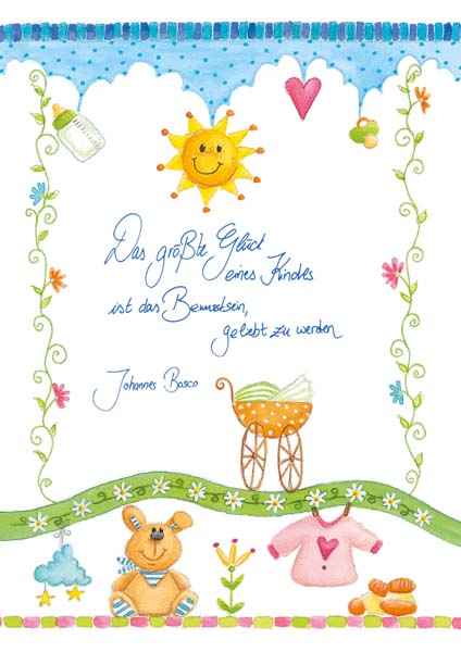 Klappkarte - Wunder der Liebe