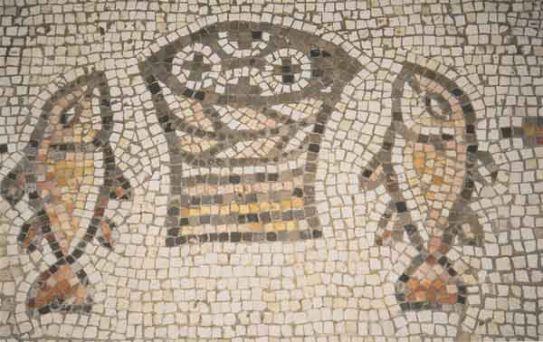 Bildchen - Fußbodenmosaik