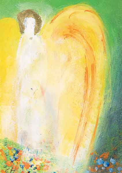 Kunst-Postkarte - Engel des Segens