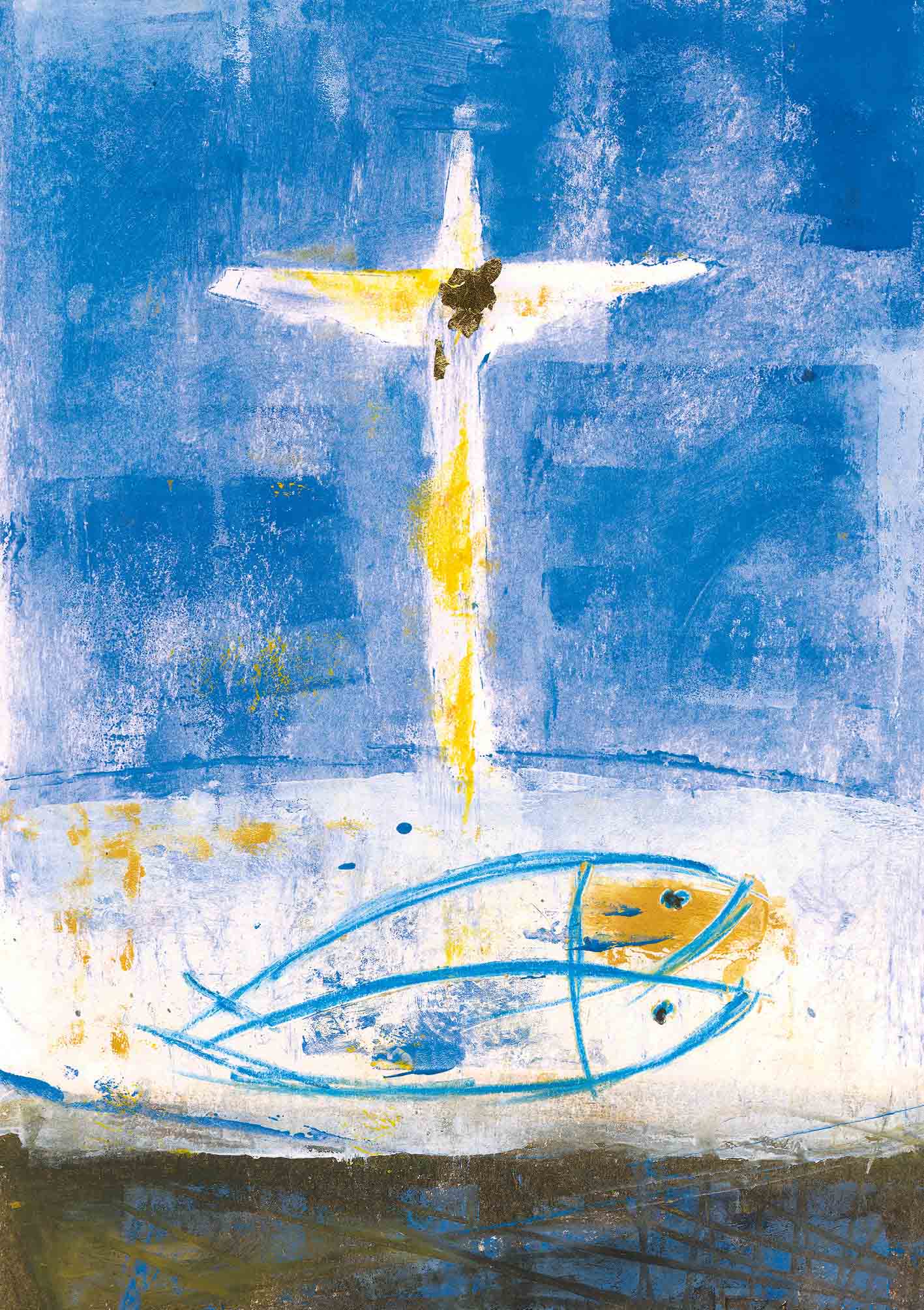 Klappkarte - Aus Wasser strömt Leben