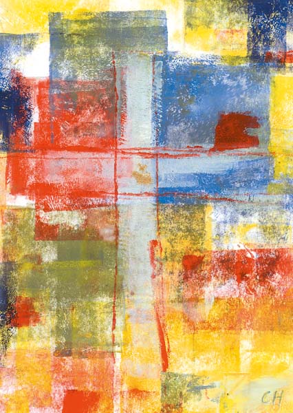 Kunst-Postkarte - Christus siegt