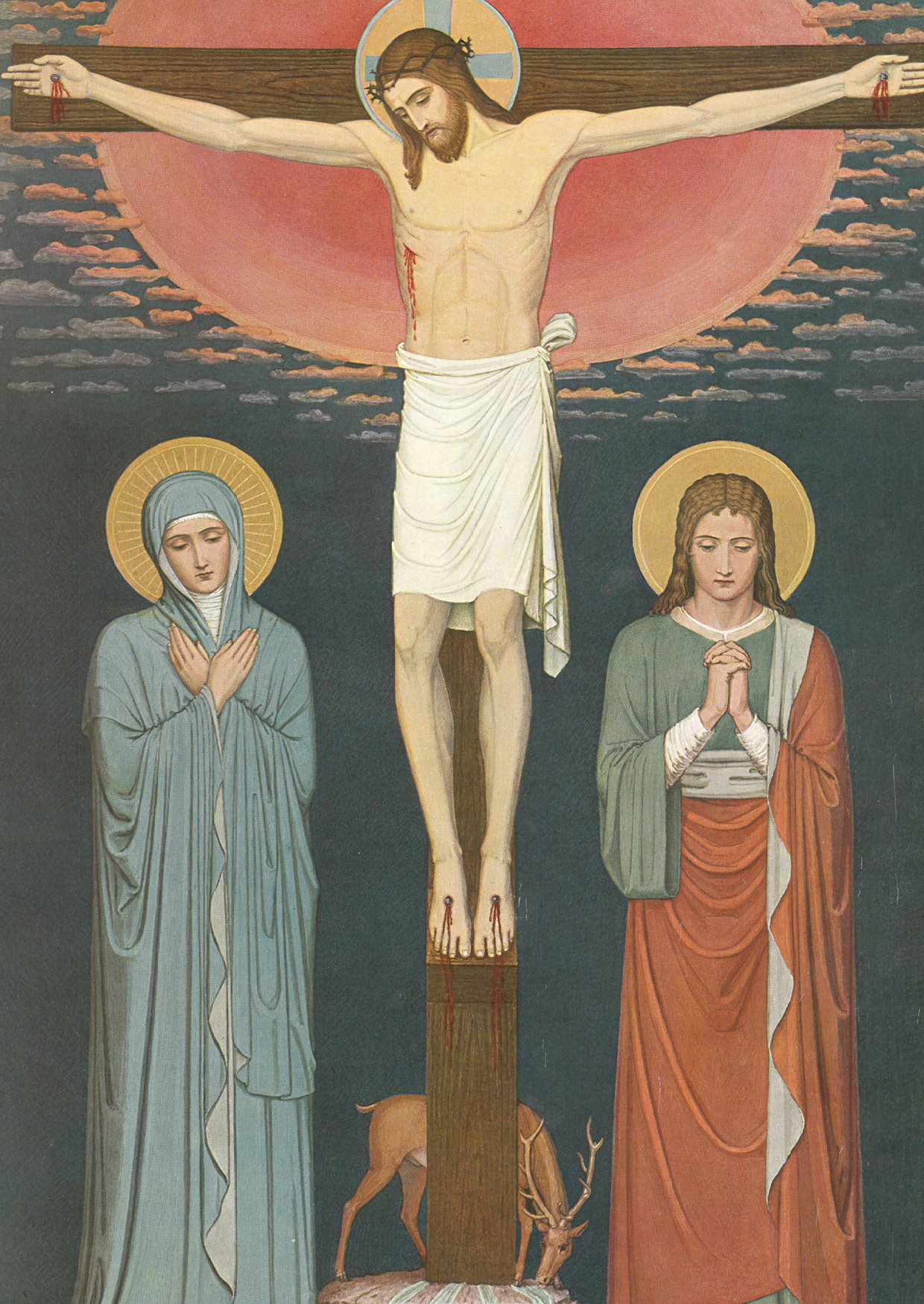 Kunst-Postkarte - Es ist vollbracht