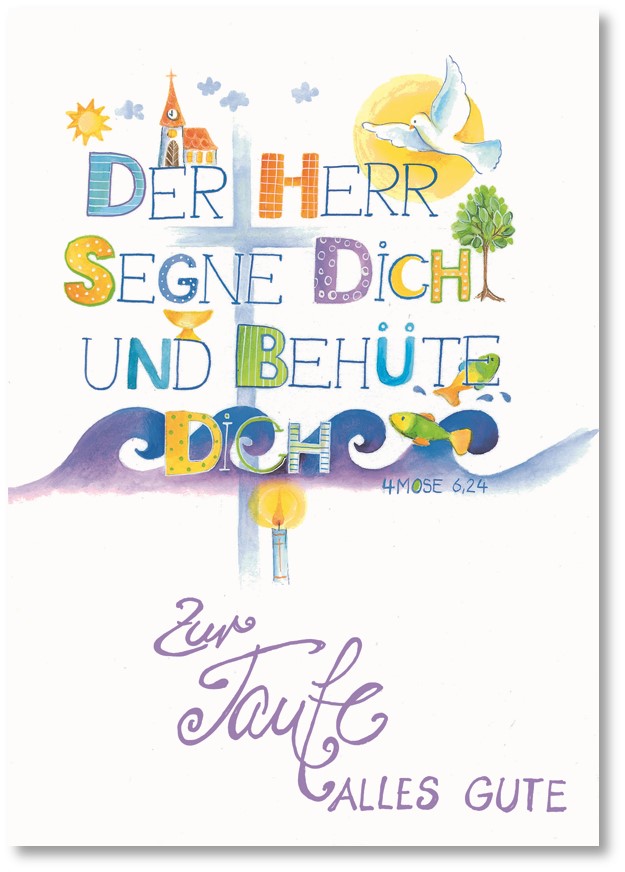 Klappkarte - Sei behütet