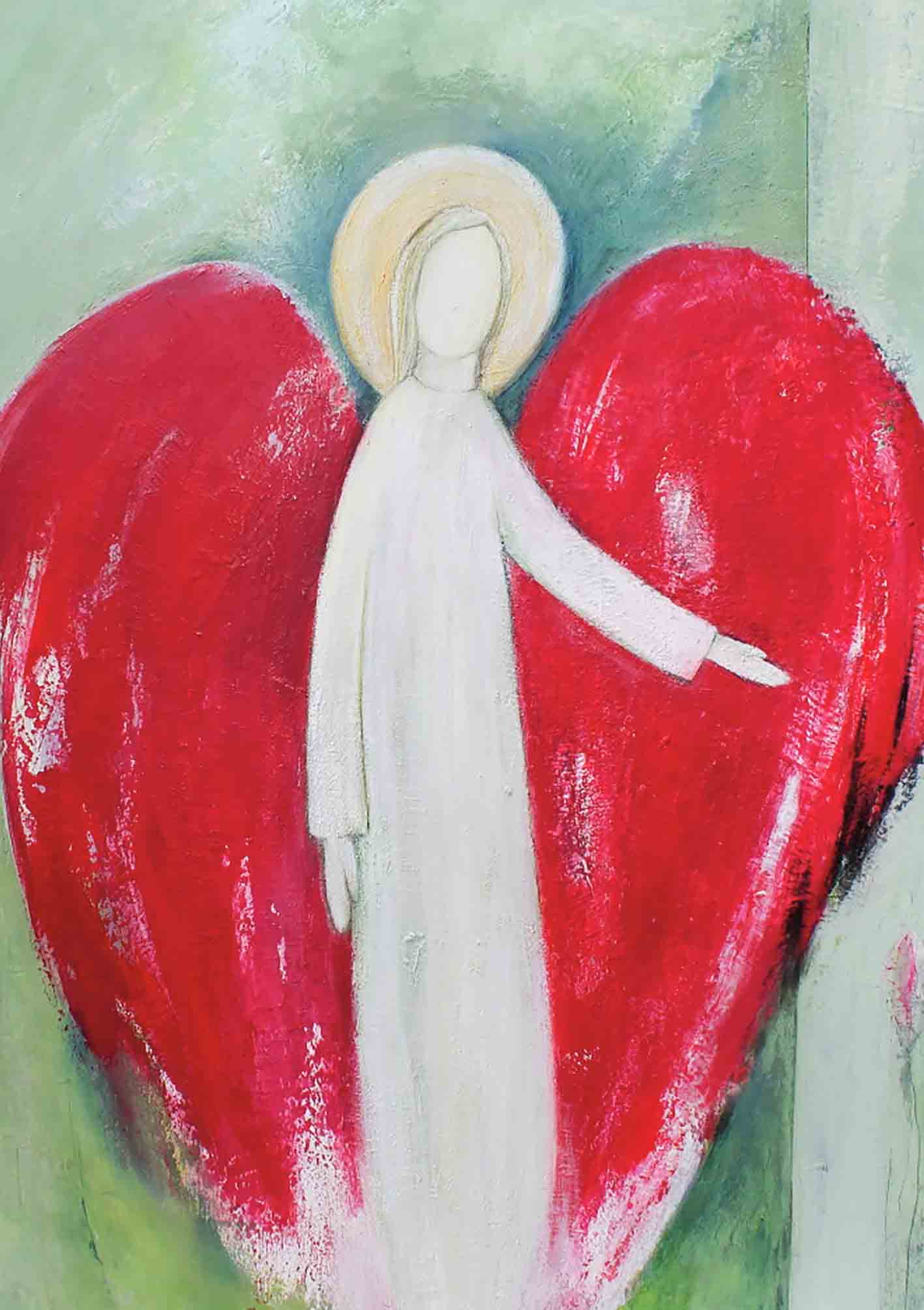 Klappkarte - Engel der Liebe