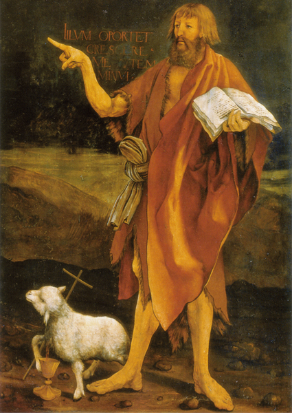 Kunst-Postkarte - Hl. Johannes der Täufer