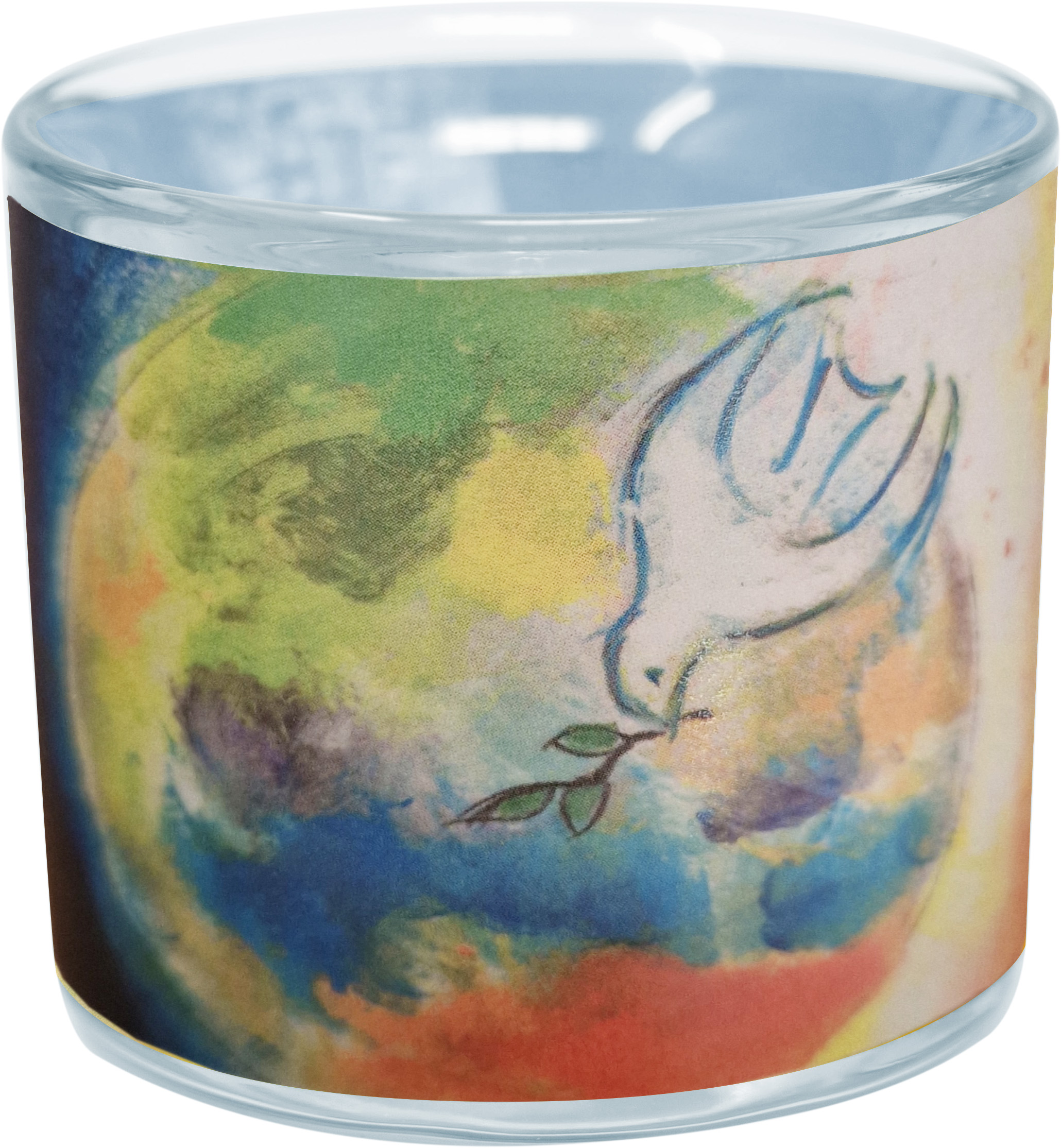 Glaslicht - "Friede für die Welt"