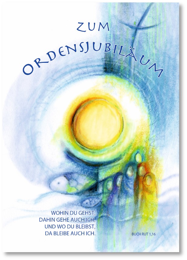 Klappkarte - Auf dem Weg mit Gott