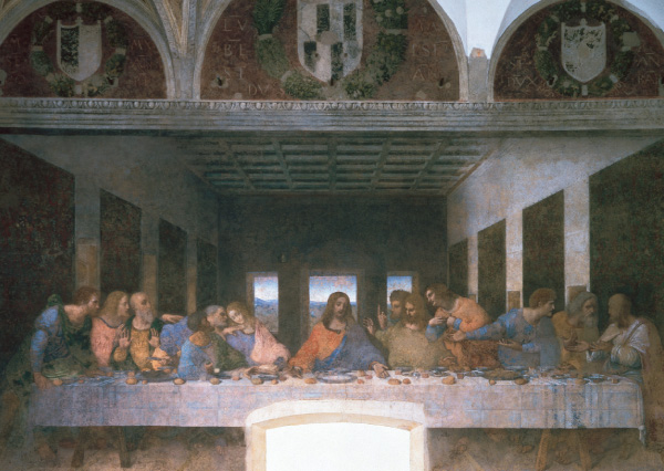 Klappkarte - Das letzte Abendmahl