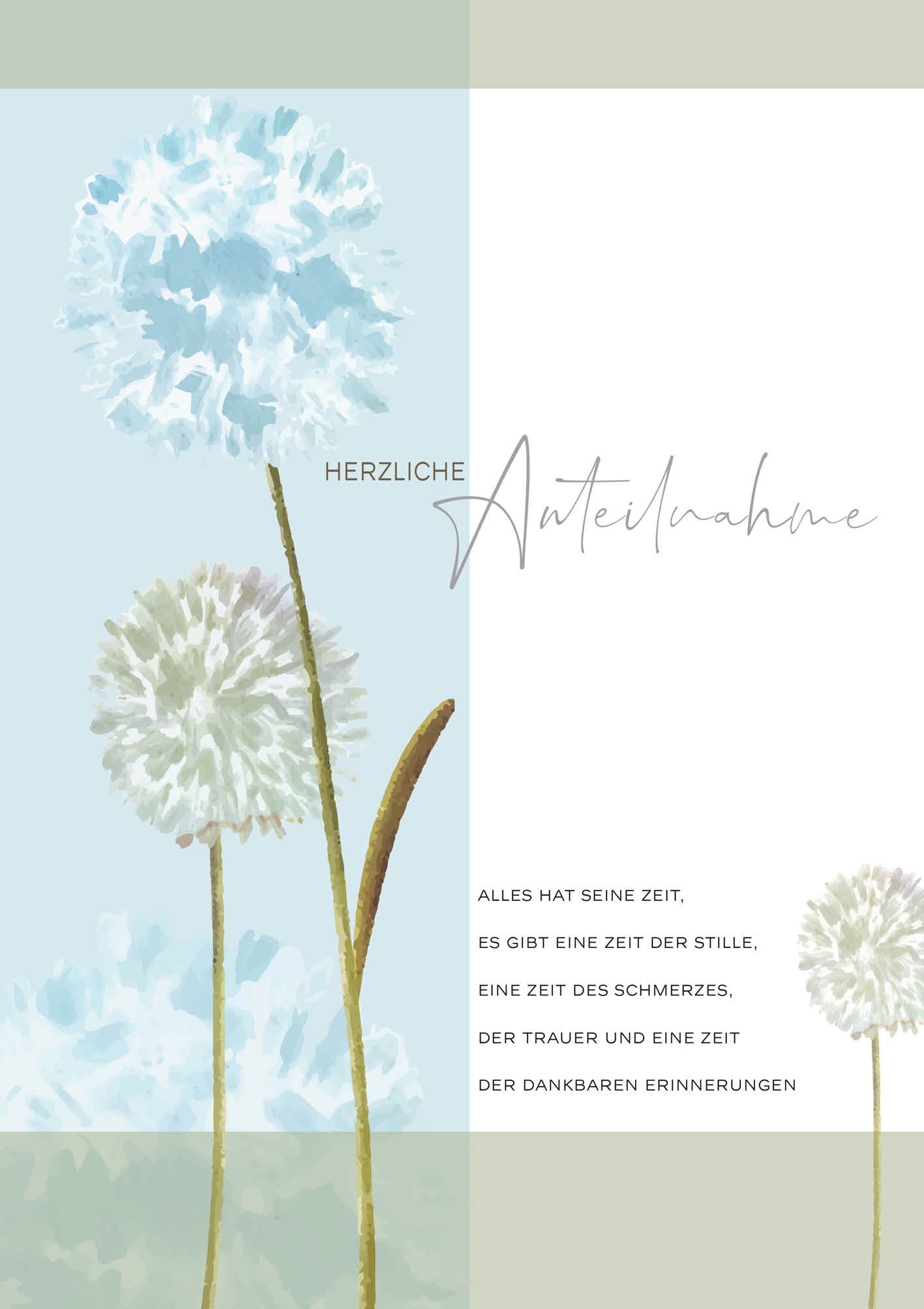 Klappkarte - Dankbare Erinnerung