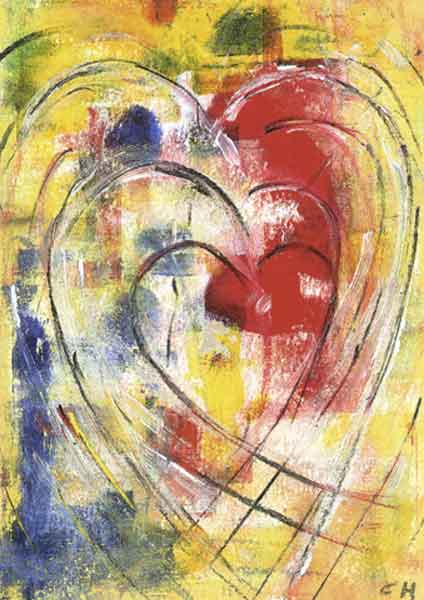 Klappkarte - Kreativität der Liebe