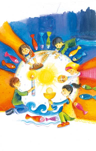 Bildchen - Jesus unter uns