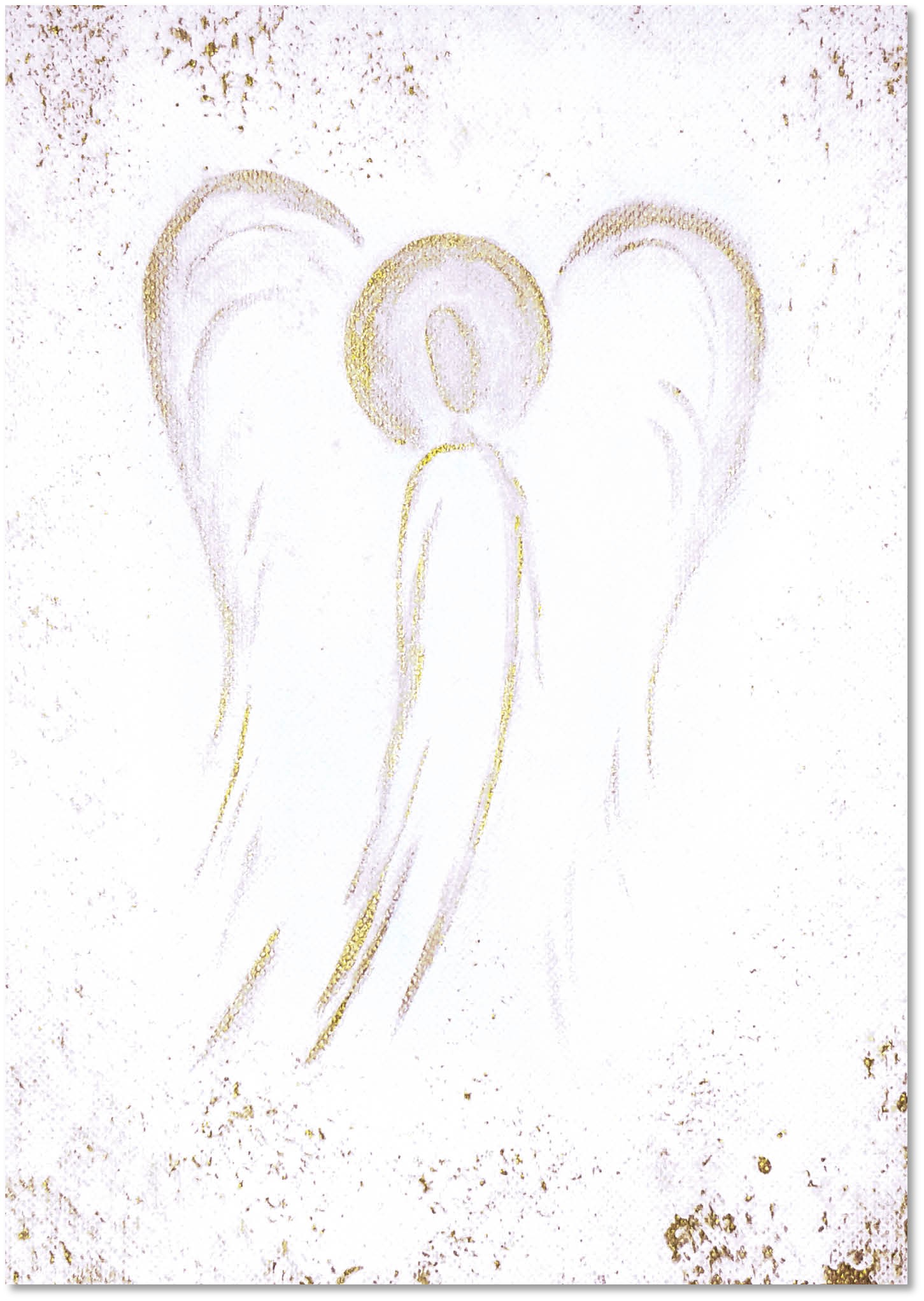 Klappkarte - Ein Engel voller Leichtigkeit