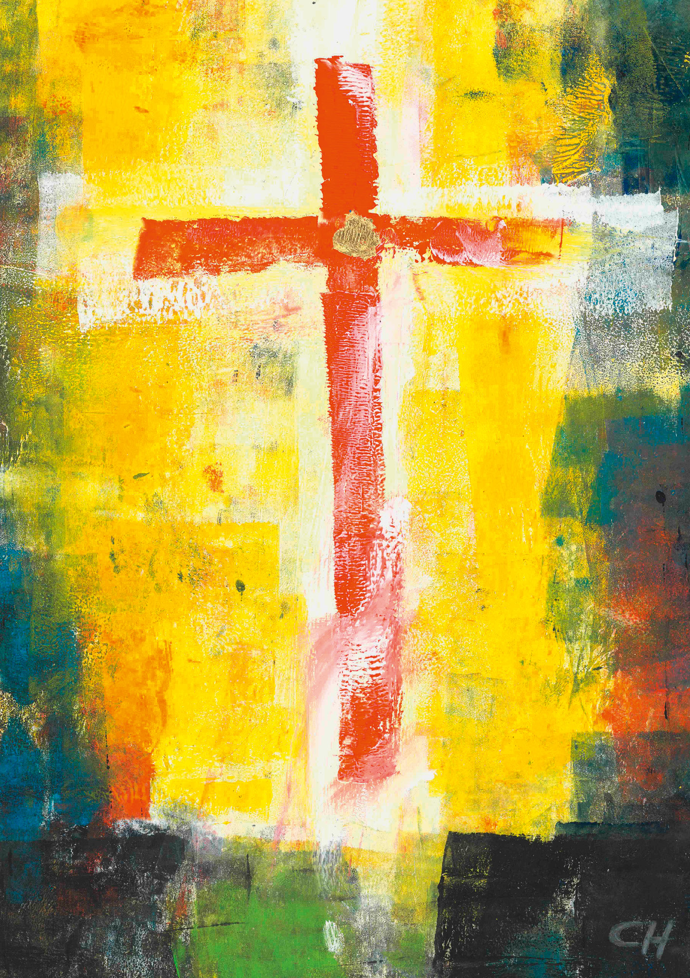 Kunst-Postkarte - Im Zeichen des Lichts