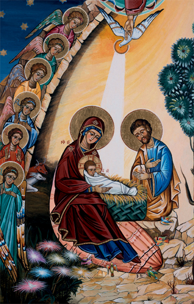 Bildchen - Geburt Christi