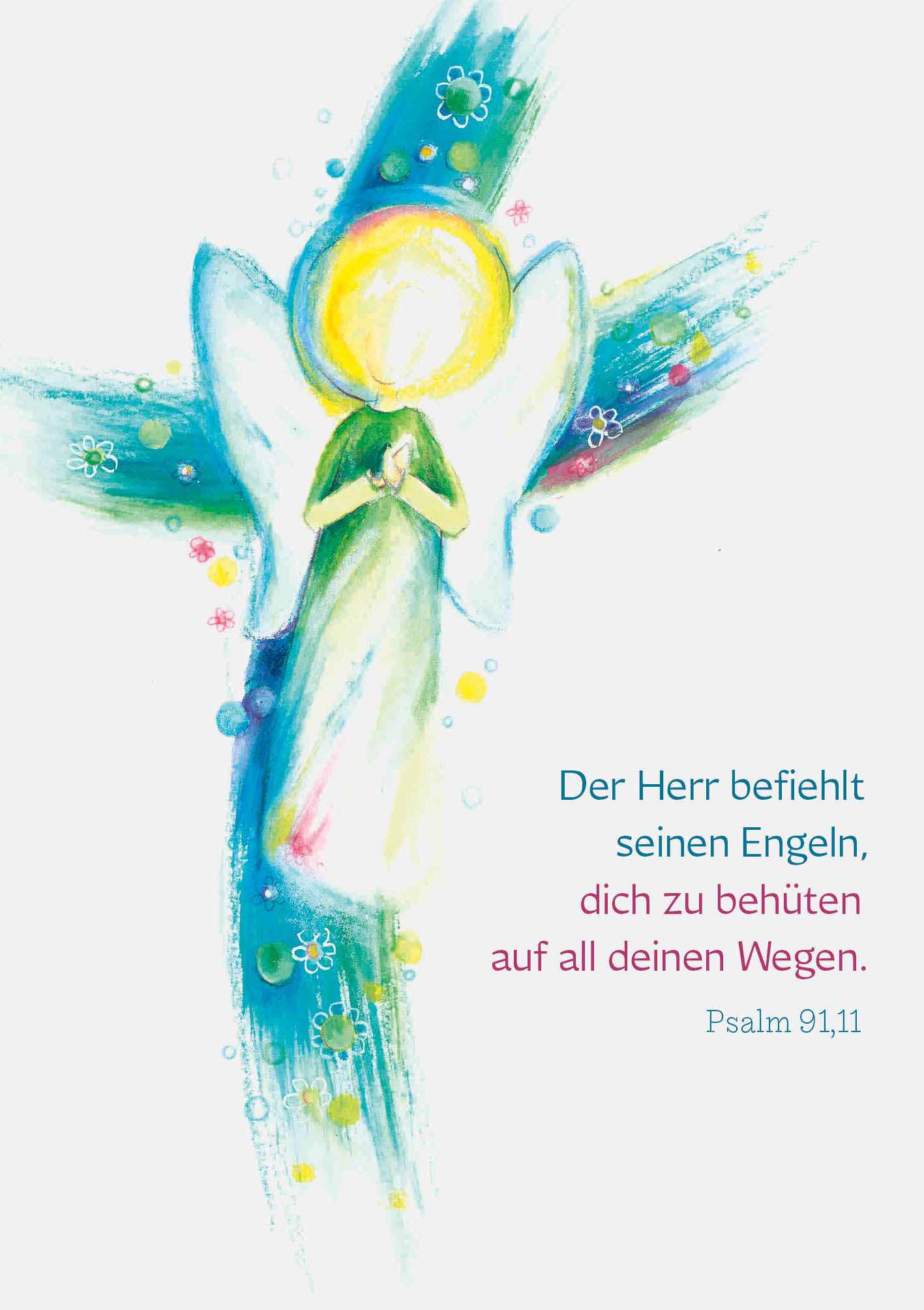 Klappkarte - Ein Engel für Dich