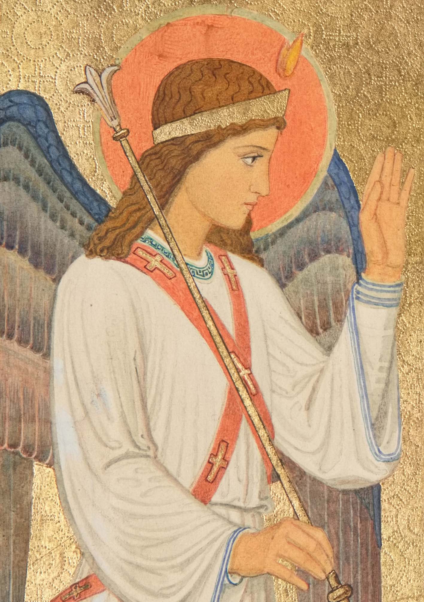 Kunst-Klappkarte - Ein Engel an Deiner Seite