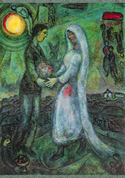 Klappkarte - Hochzeitspaar