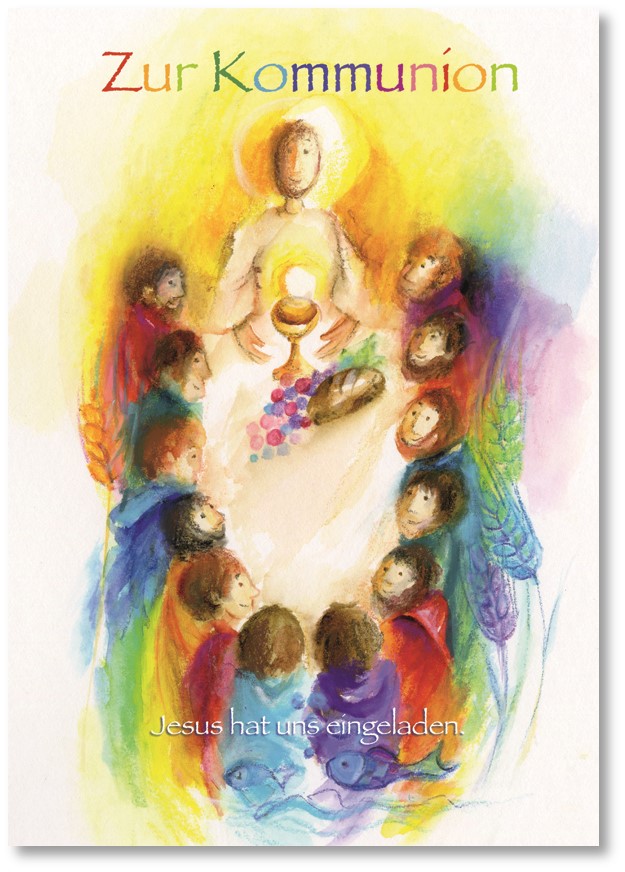 Klappkarte - Jesus hat uns eingeladen