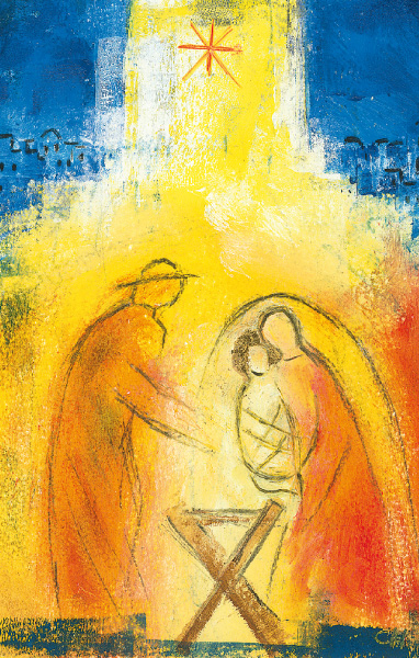 Bildchen - Krippenbesuch