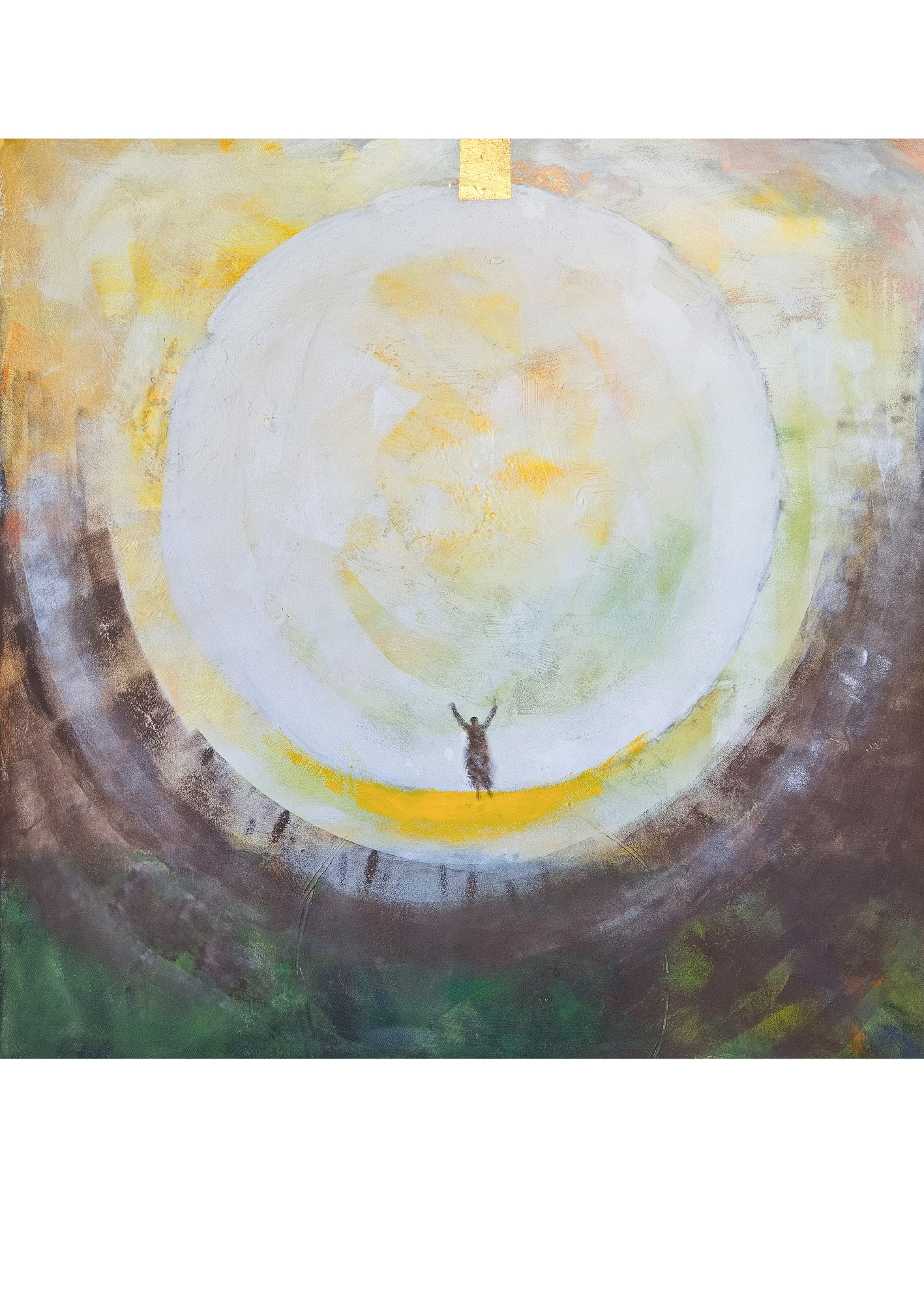 Kunst-Klappkarte - Auferstehung sprengt alle Grenzen