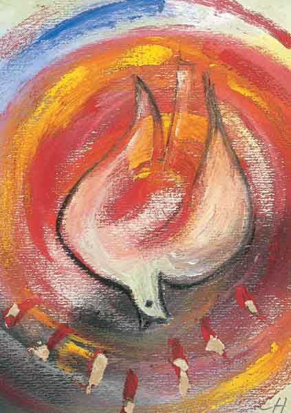 Kunst-Postkarte - Gnade