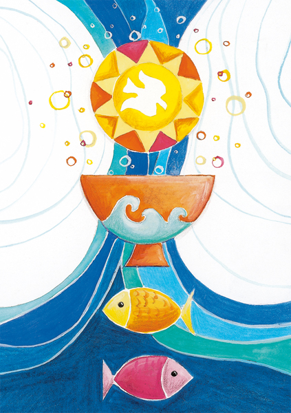 Klappkarte - Glaubensleiter