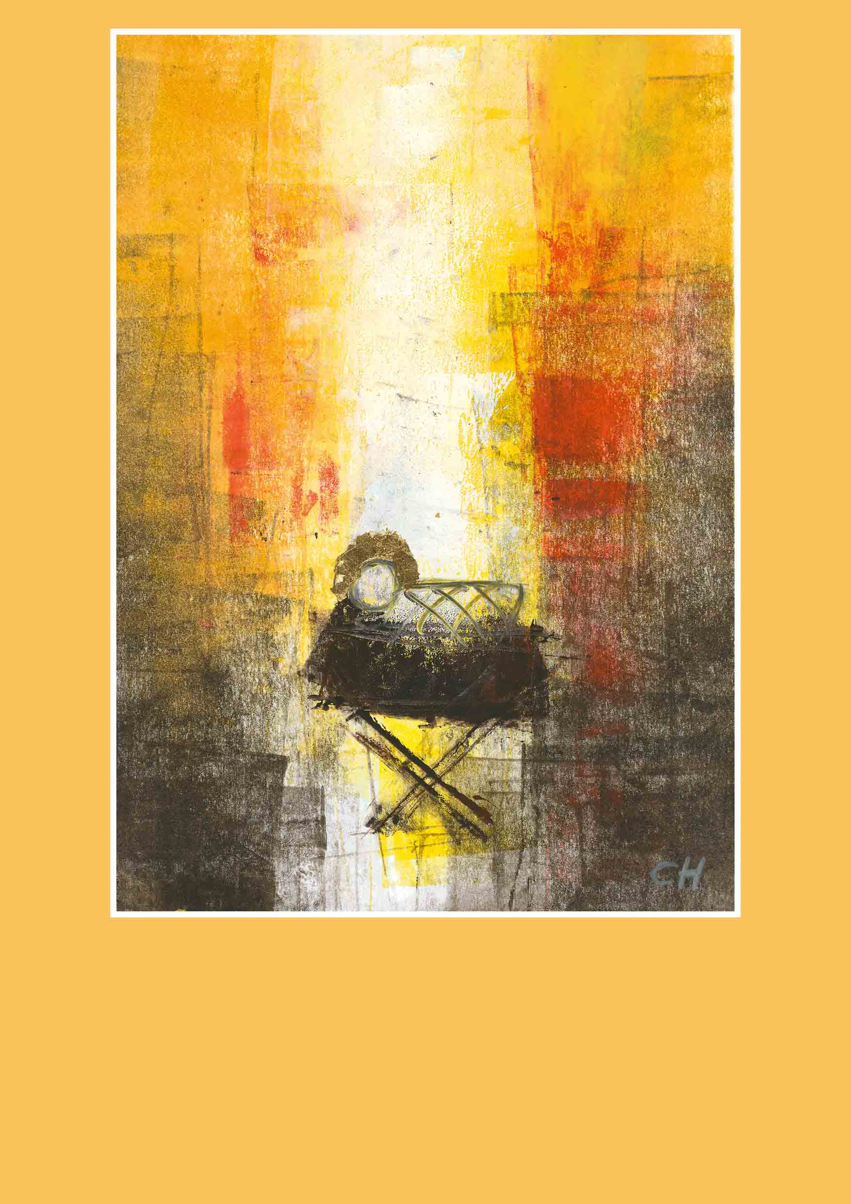 Pfarrbriefmantel - Hell strahlt die Krippe