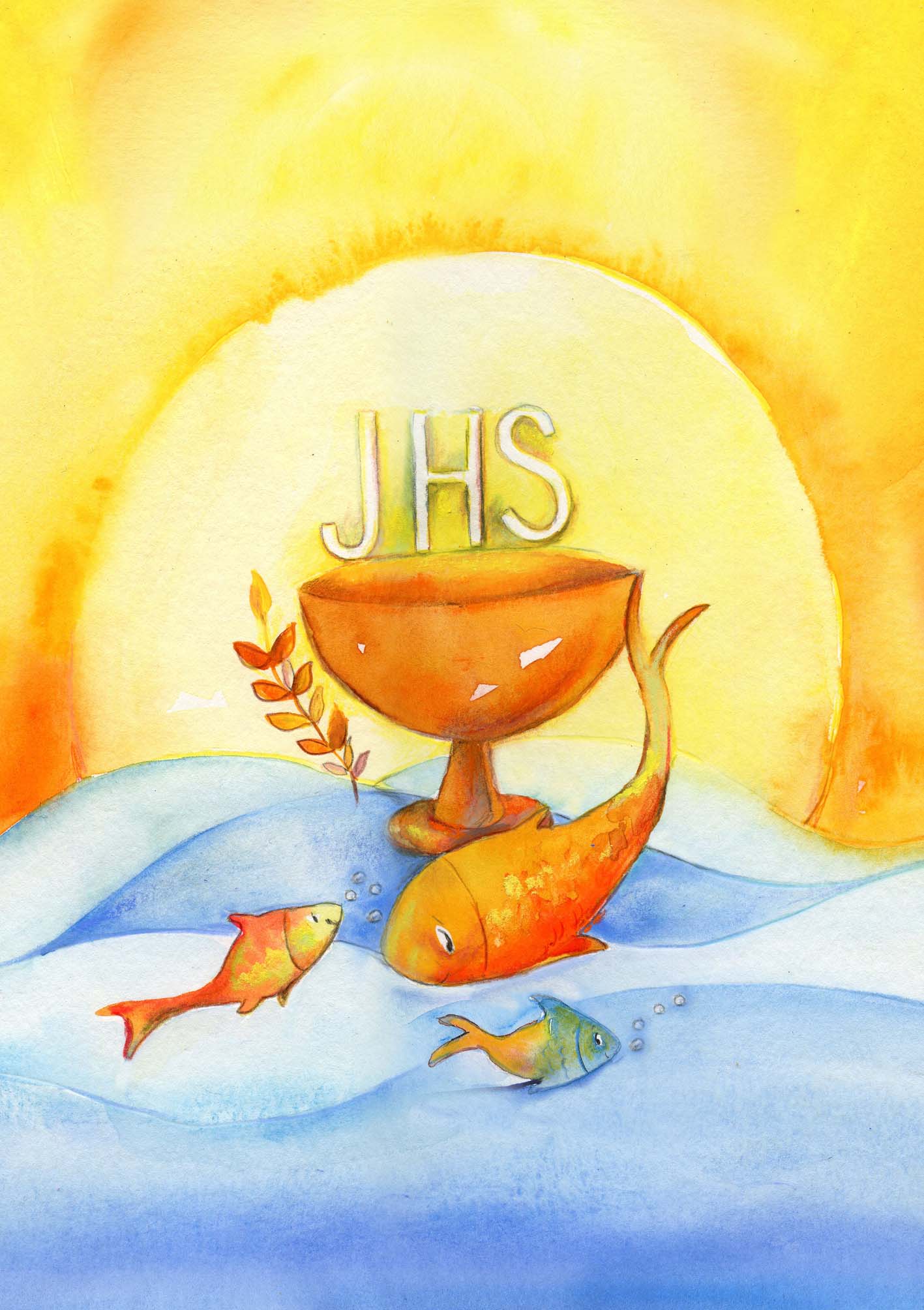 Klappkarte - Brücke zum Himmel