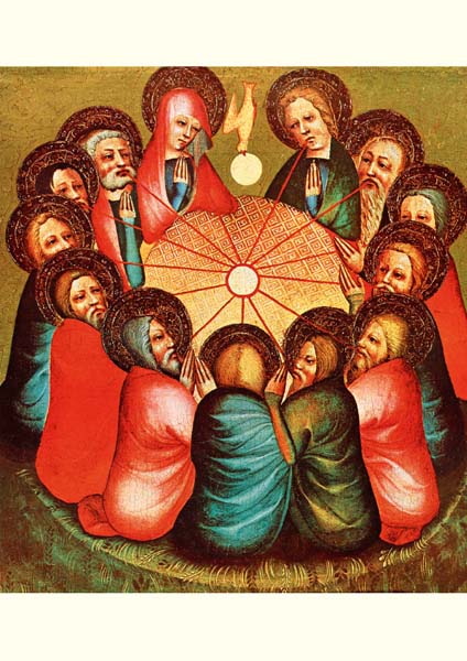 Klappkarte - Pfingsten