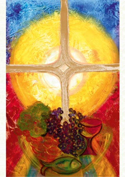 Klappkarte - Seht, wie freundlich der Herr ist