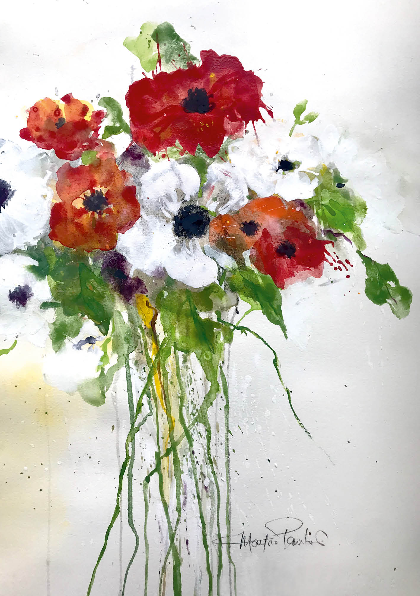 Klappkarte - Märchenhafter Strauß