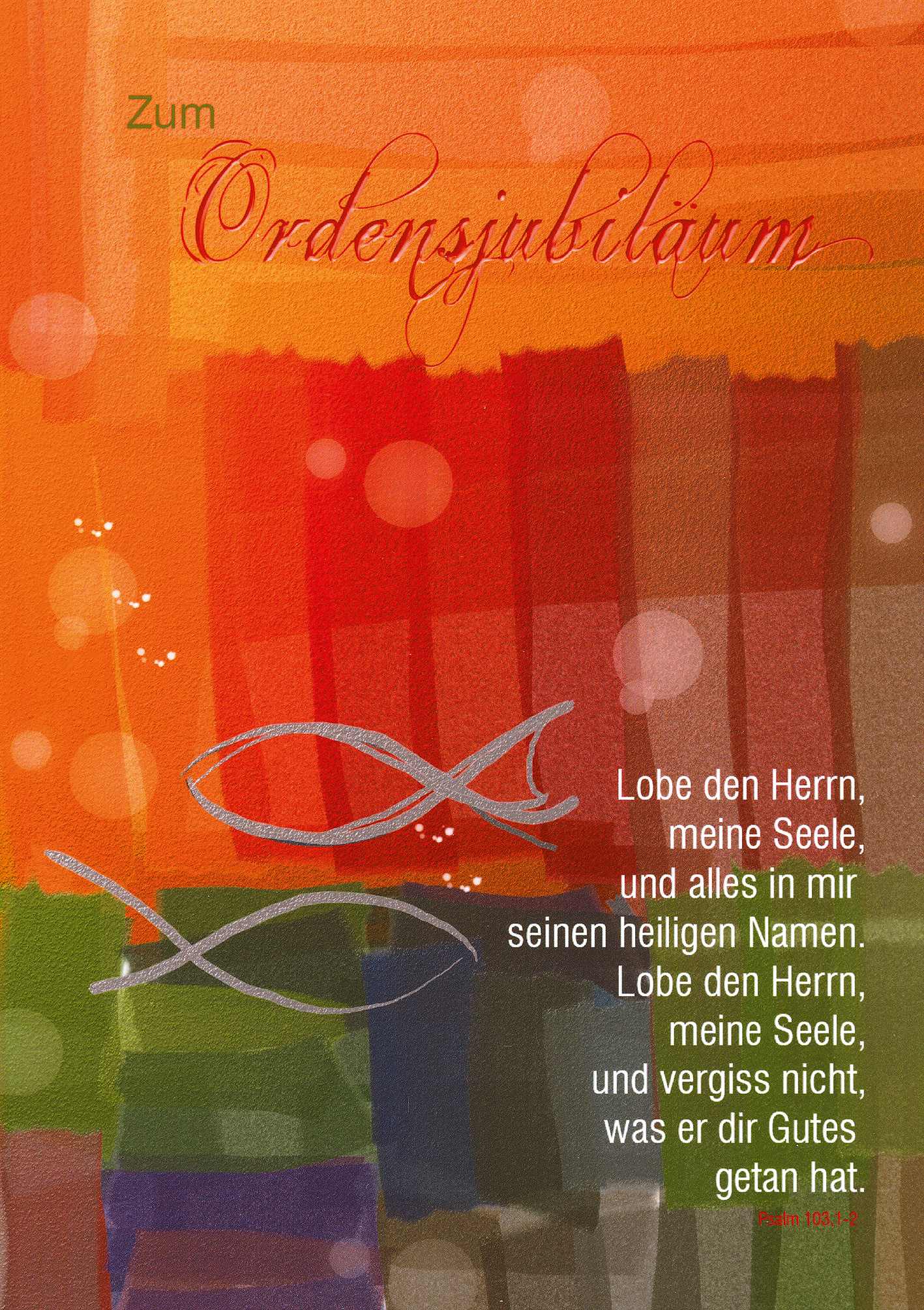 Klappkarte - Gott gebührt Lob