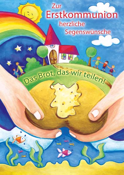 Klappkarte - Brot, das wir teilen