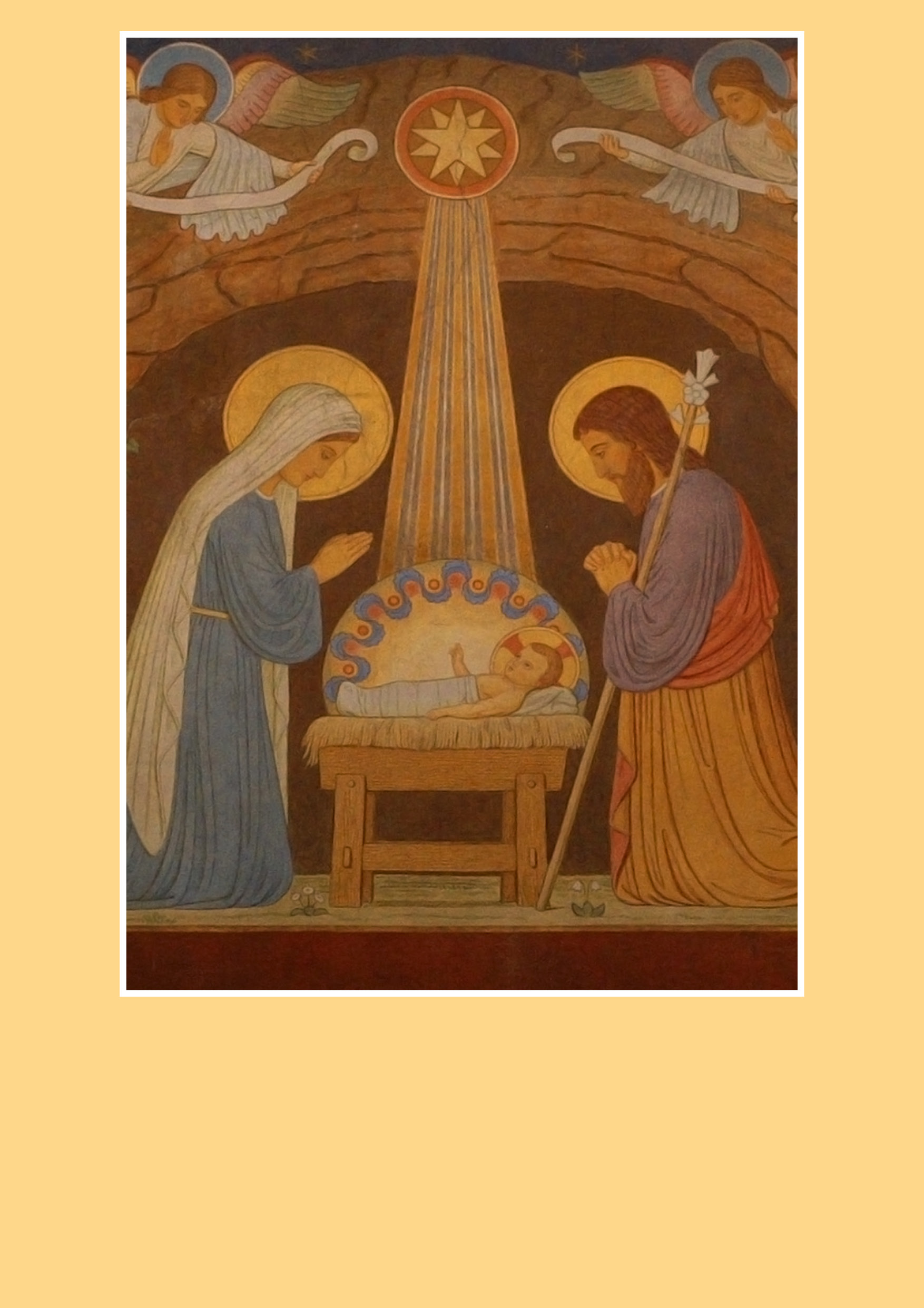 Pfarrbriefmantel - Menschwerdung Christi