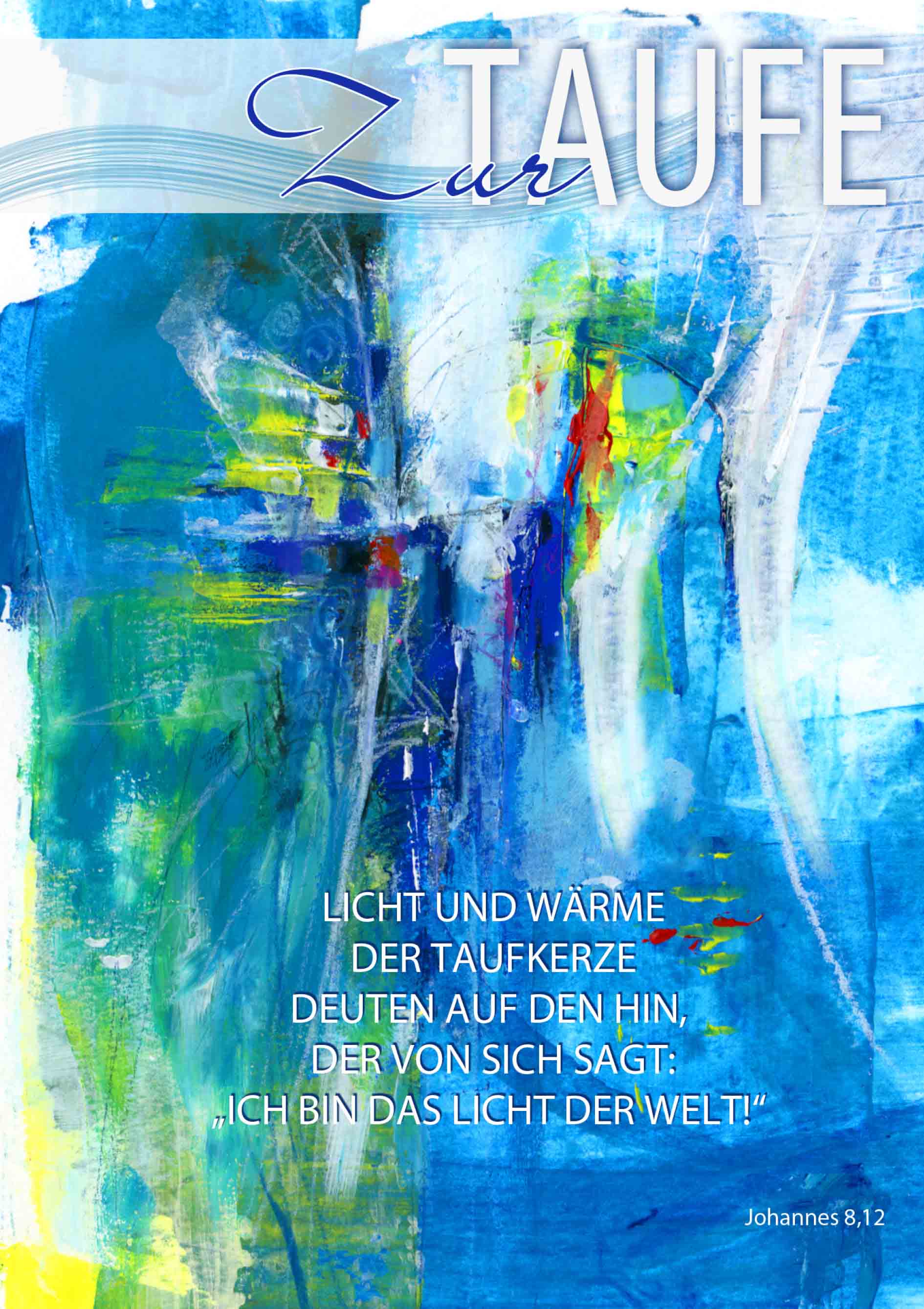 Kunst-Klappkarte - Ein Geschenk von Licht und Wärme