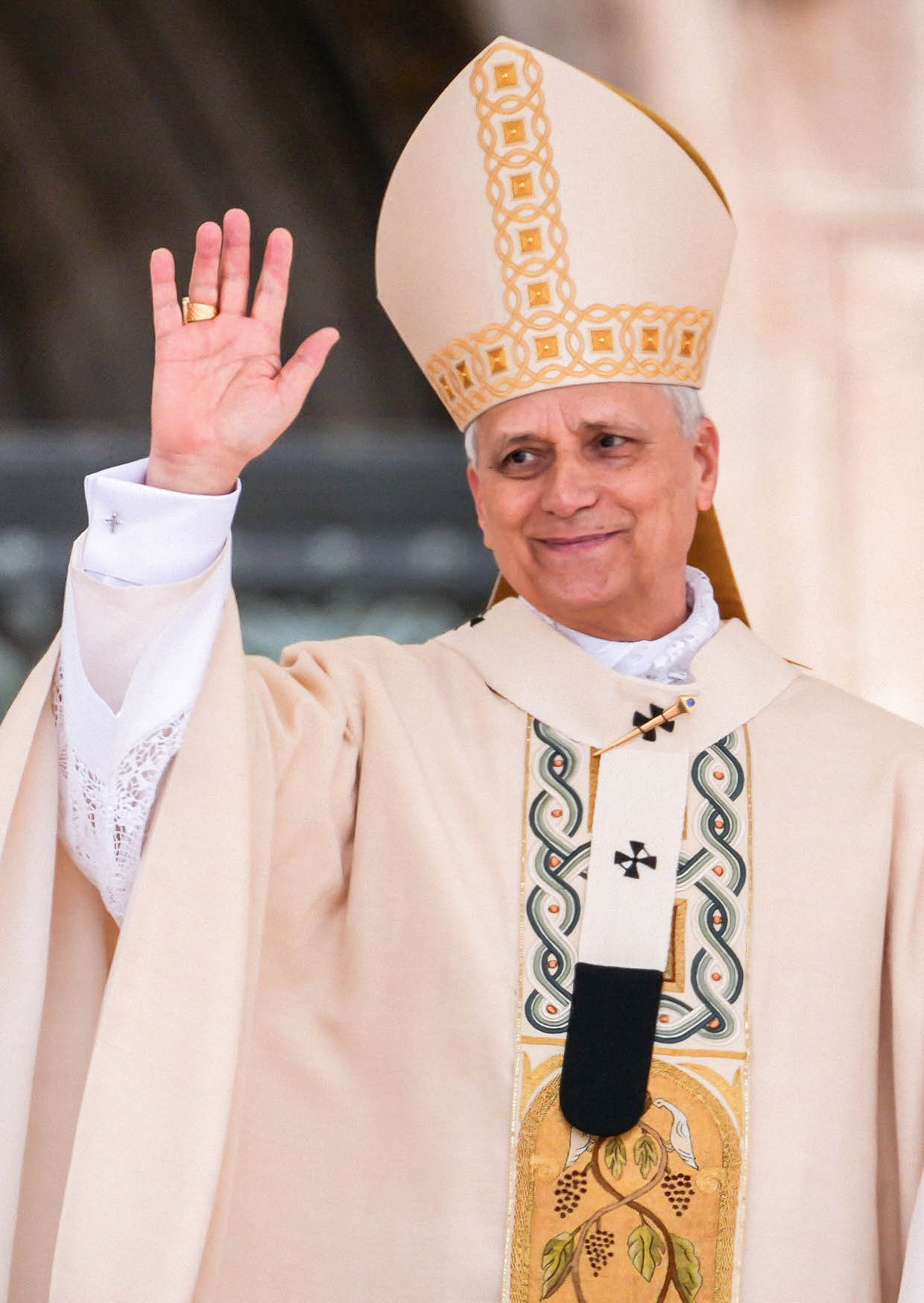 Kunst-Postkarte - Papst Leo XIV. - ohne Rückseitentext