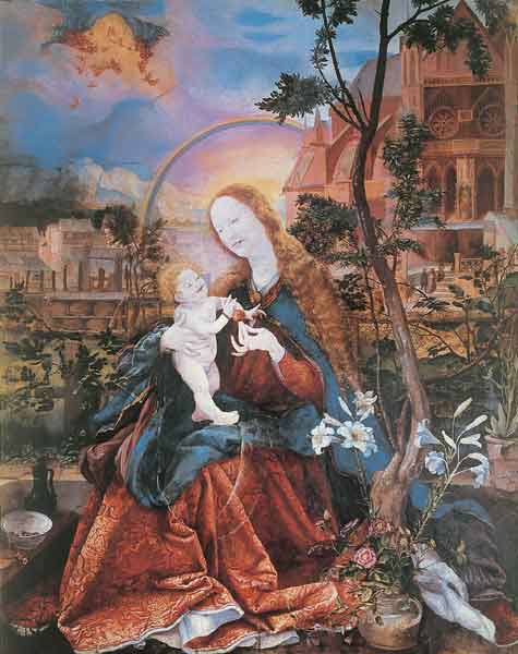 Kunst-Postkarte - Die Stuppacher Madonna