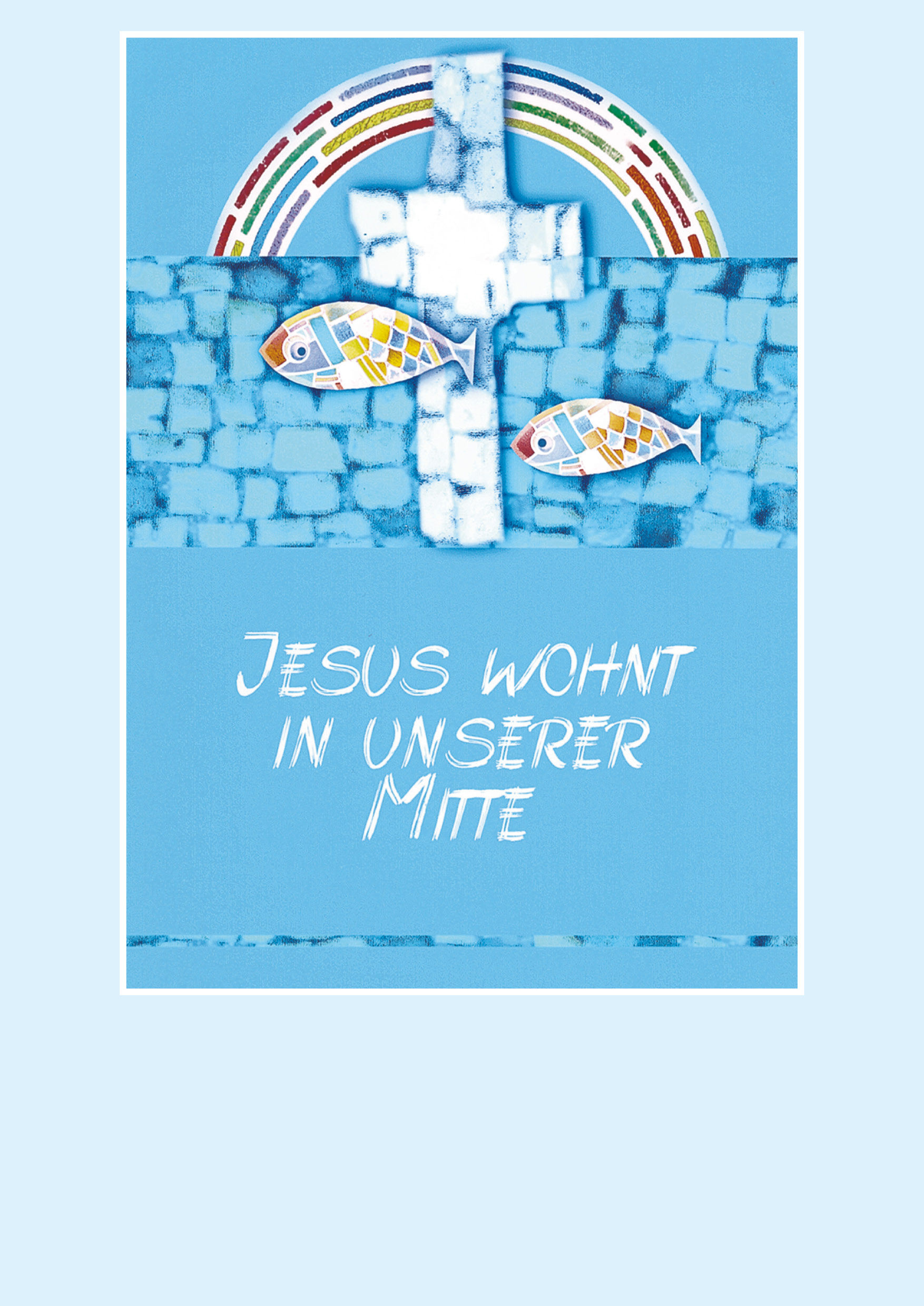 Pfarrbriefmantel - Jesus ist da