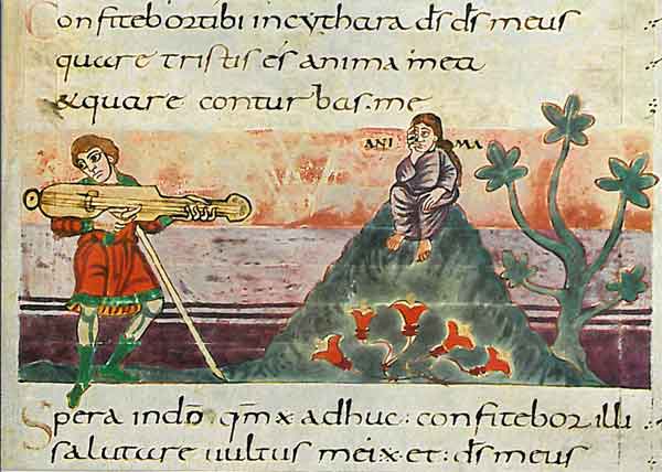 Kunst-Postkarte - Bild zu Psalm 42