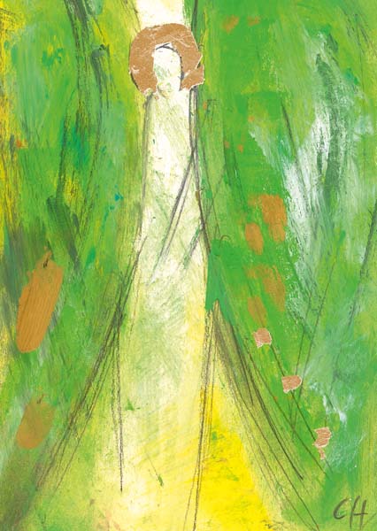 Kunst-Postkarte - Lebensengel