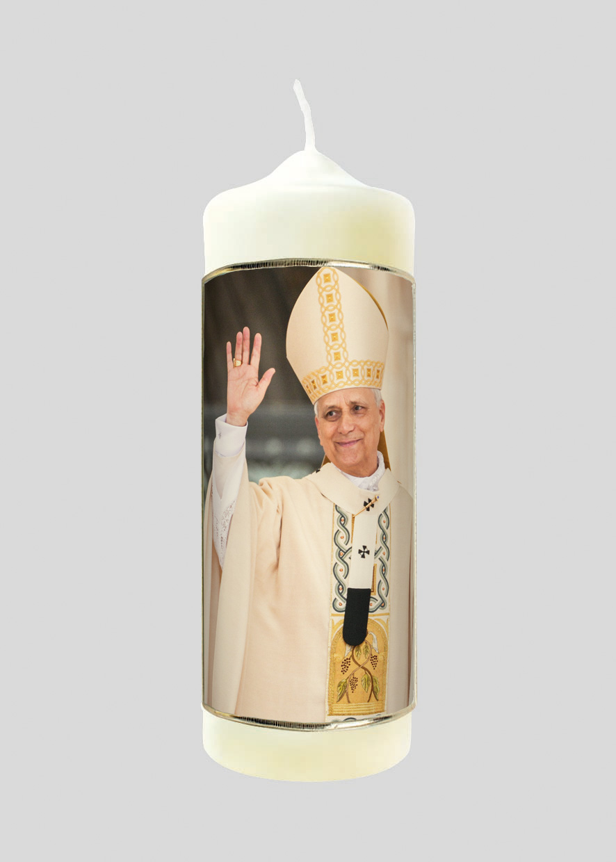 Kerze - Papst Leo XIV.