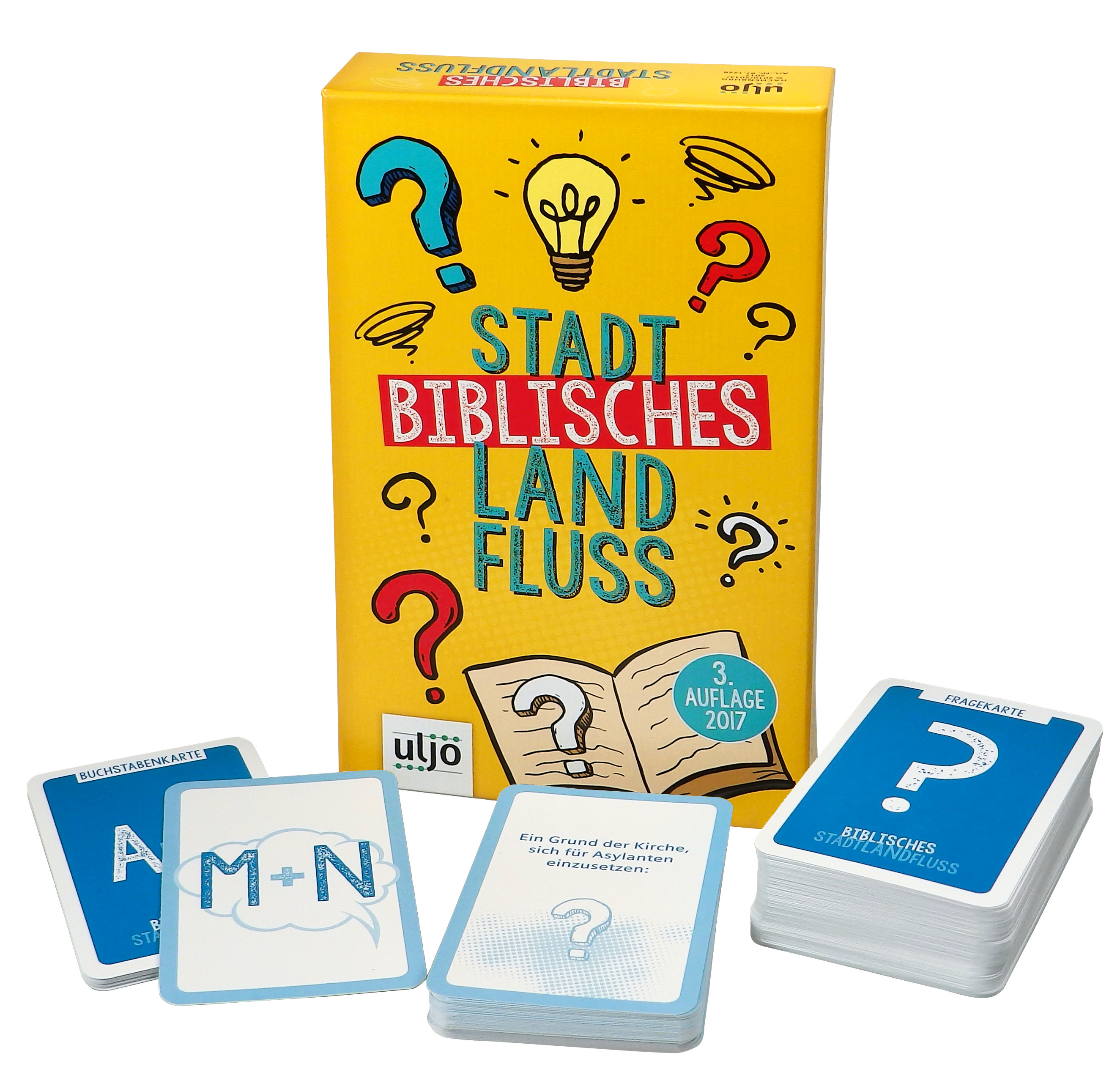 Kartenspiel - Biblisches Stadt, Land, Fluss