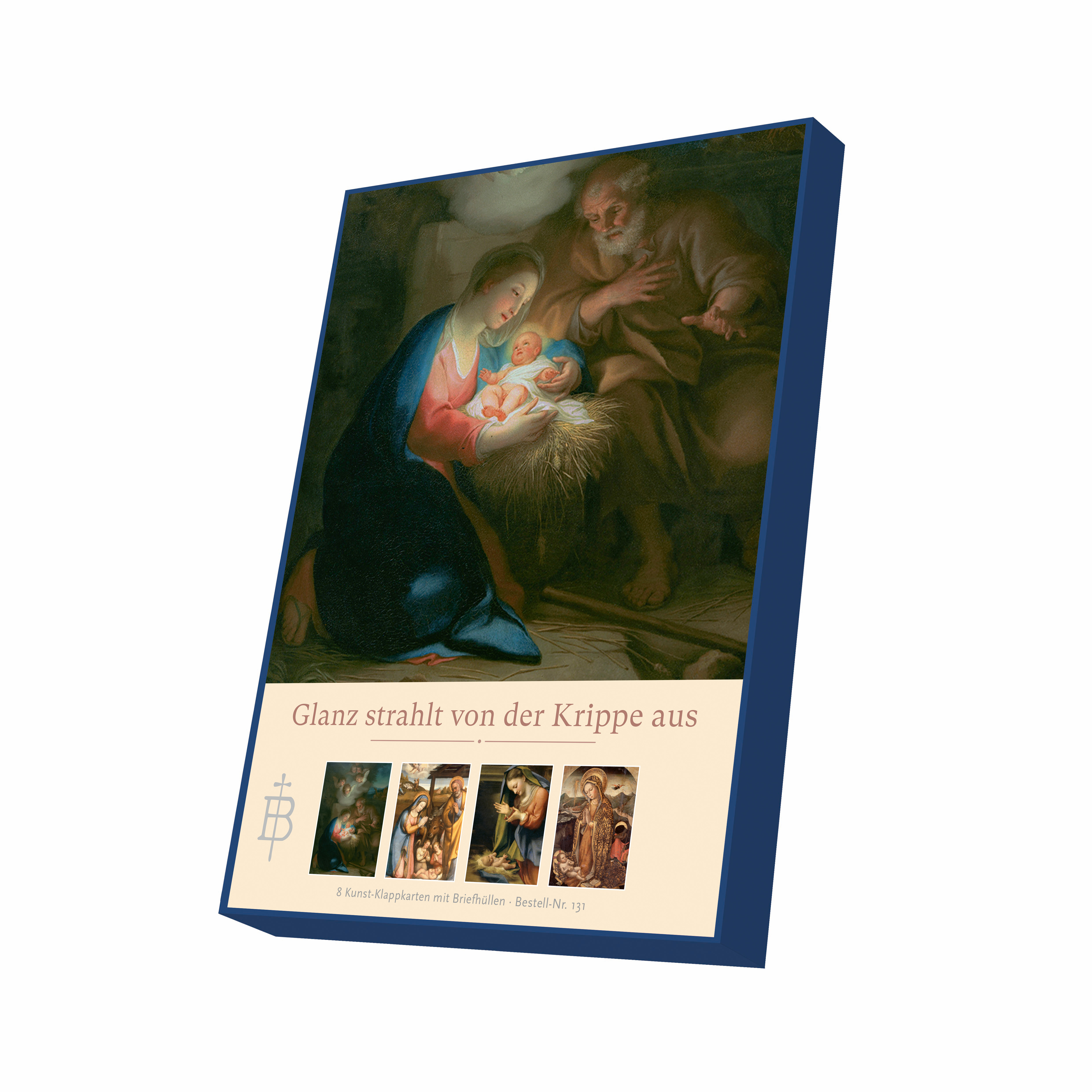 Kartenbox - Glanz strahlt von der Krippe aus