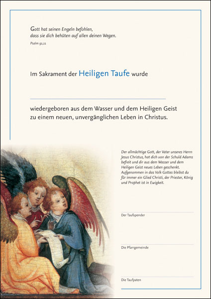 Tauf-Urkunde