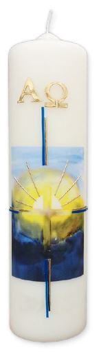 Tisch- und Altarkerze "Auferstehungslicht"