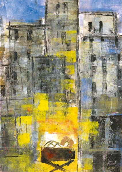 Klappkarte - Die Krippe - ein Lichtblick in den Dunkelheiten