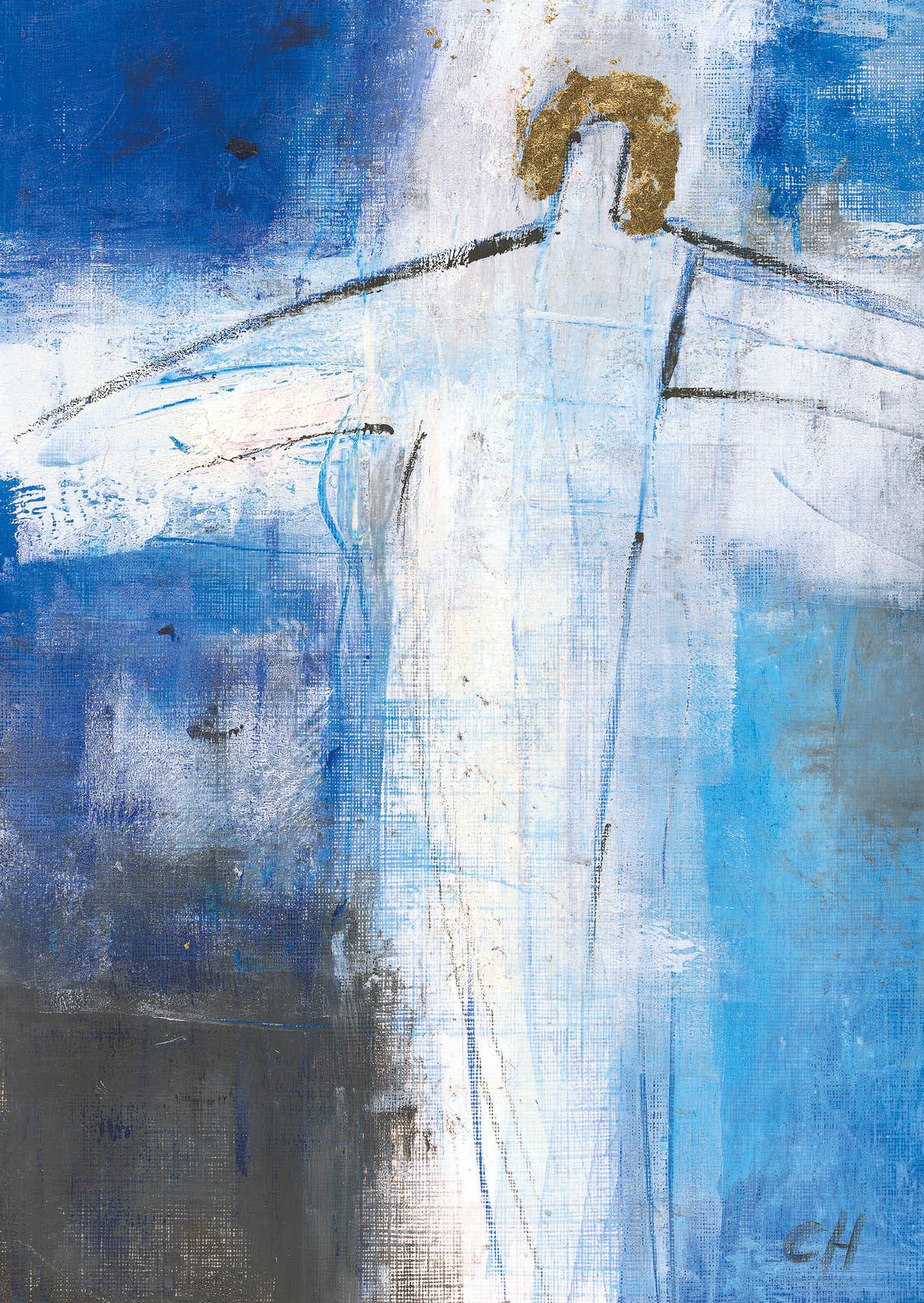 Kunst-Postkarte - Dem Licht entgegen