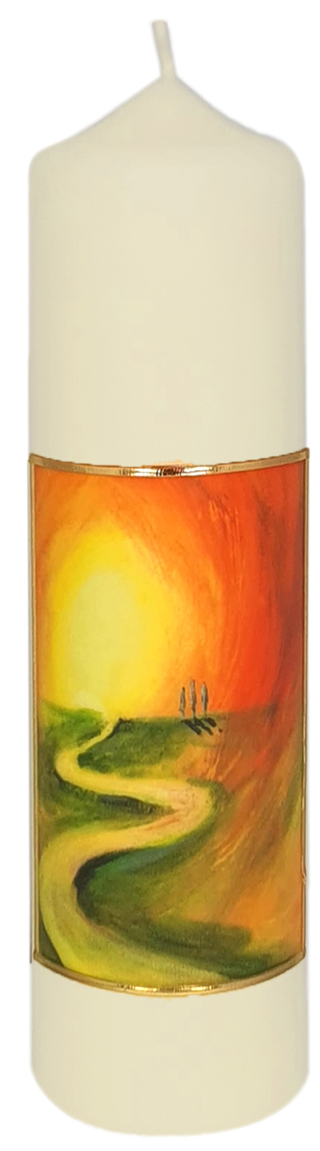 Tisch-/Altarkerze - Der Weg ins Licht