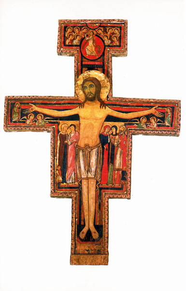 Bildchen - Franziskuskreuz