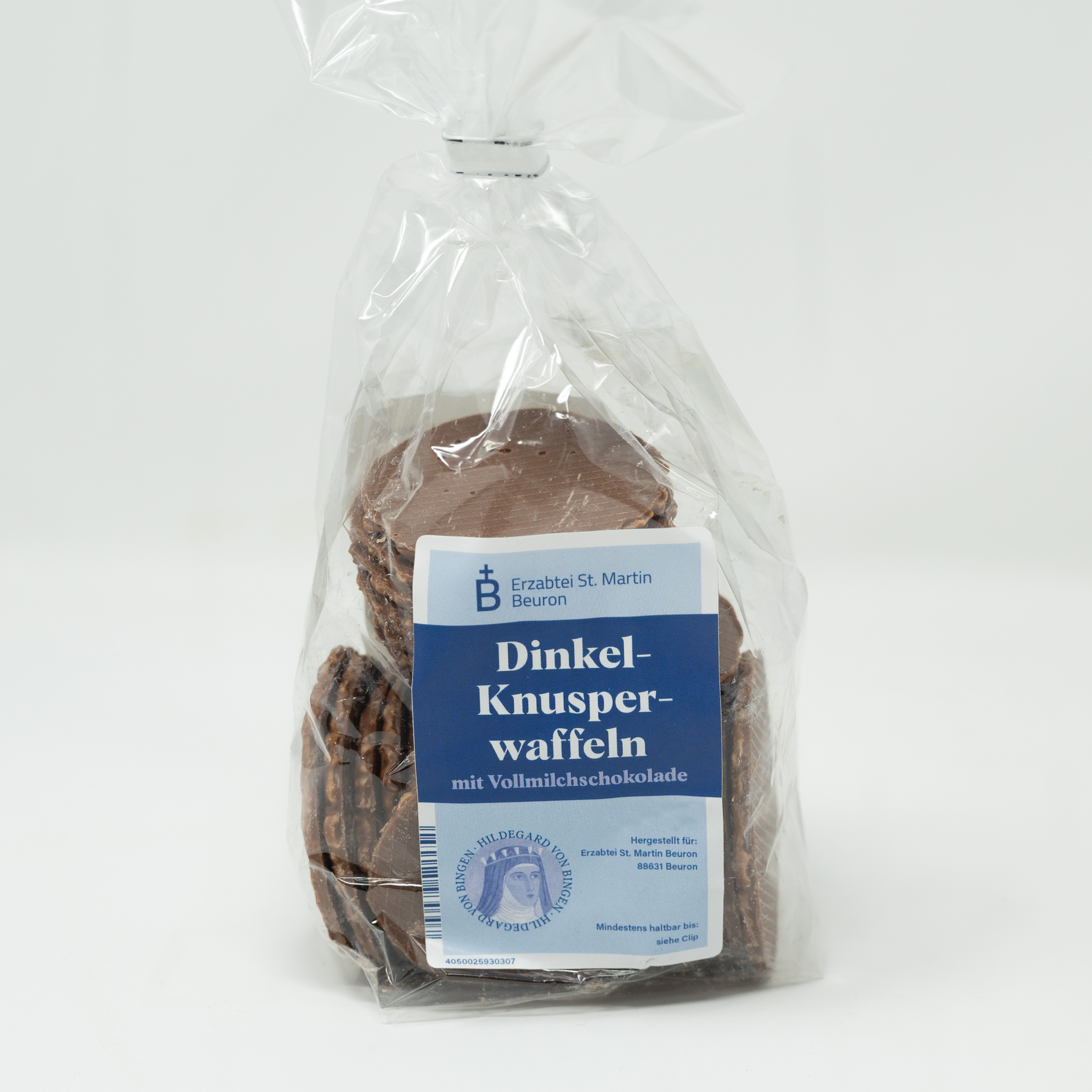 Dinkel-Knusperwaffeln "Vollmilchschokolade"